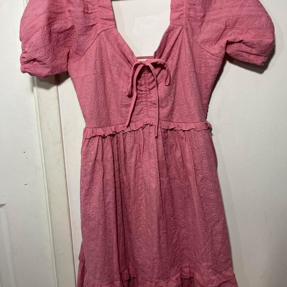 Pink Lace Dress by Rebellion